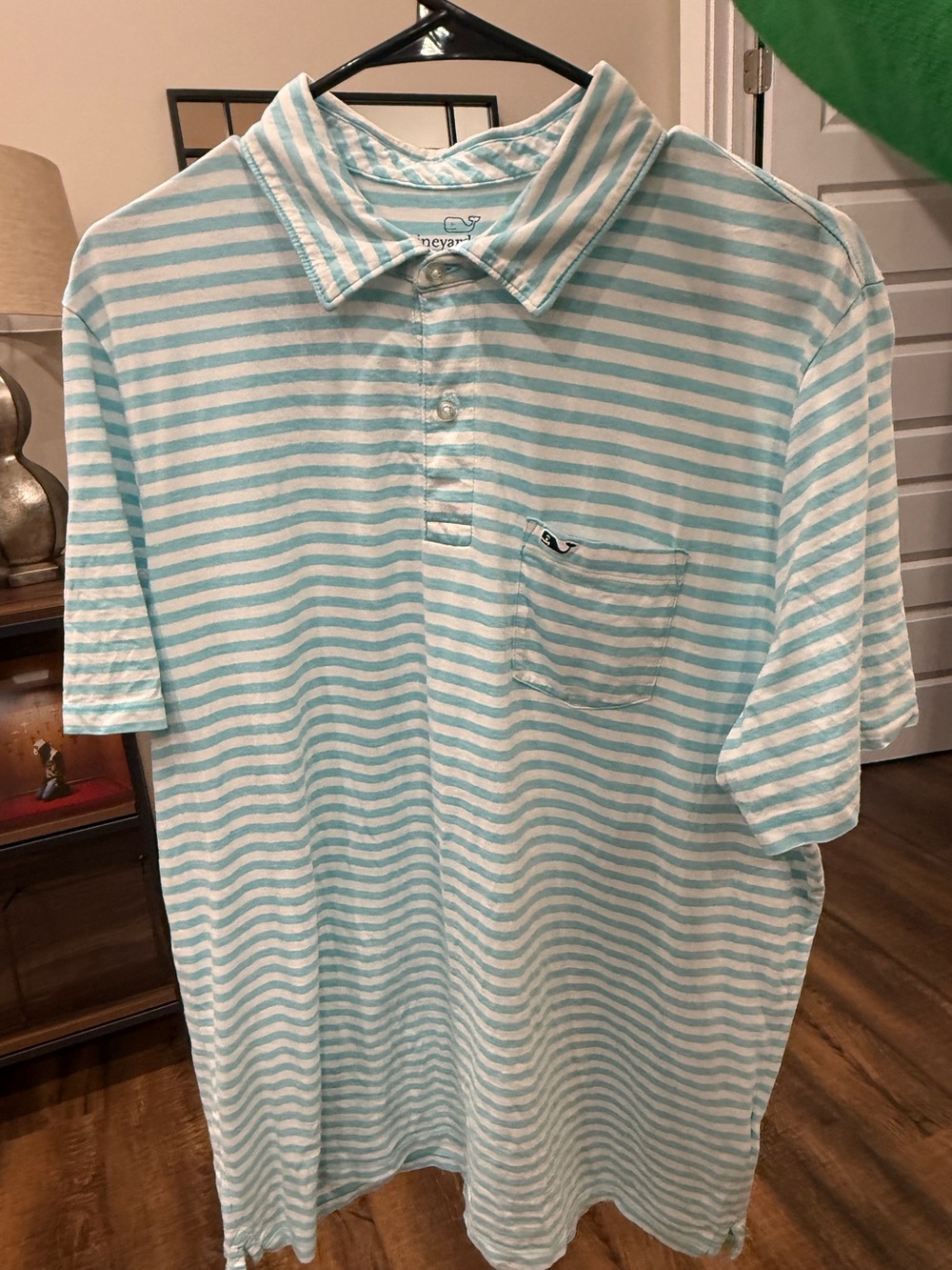 Vineyard Vines- Striped Polo Shirt- Size Large